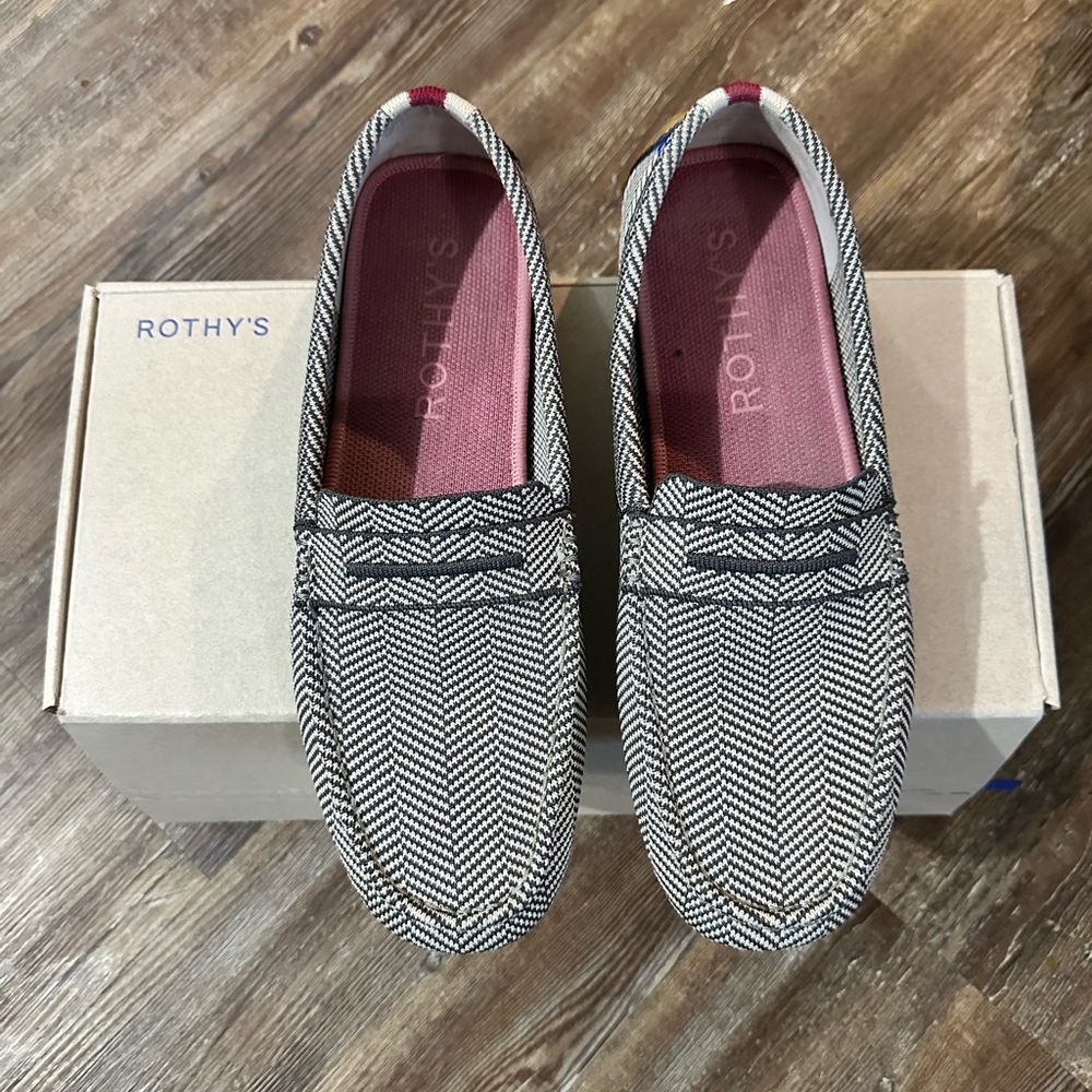 Rothy's Iron Herringbone Driver 11.5 EUC